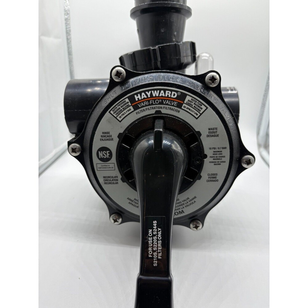 Hayward Vari-Flo SP714T Pool Filter Valve for S210S S220S S244S Filters